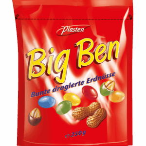 PIASTEN BIG BEN 250g Orzeszki w kolorowej polewie