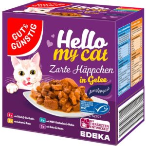 Saszetki z karmą dla kota Hello my cat mix 8x 100g