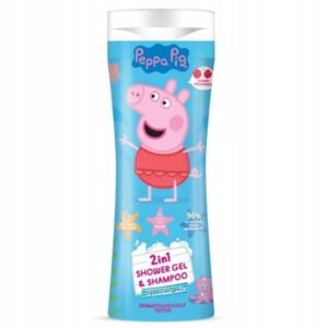 PEPPA PIG Żel pod prysznic i szampon 2w1 Wiśnia 300ml