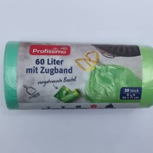 Profissimo Worki na śmieci 60 l z taśmą ściągającą