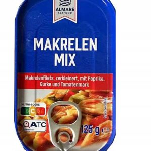 ALMARE Filety z makreli z warzywami 125g