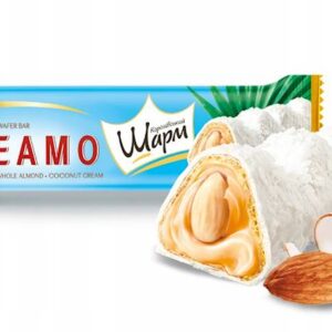 ABK Wafelek CREAMO KOKOSOWE Migdały Batonik 16x29g