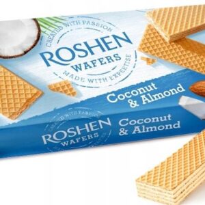 Roshen Wafelki z nadzieniem kokosowo-migdałowym 216 g
