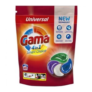 Kapsułki do prania Gama Smart Choice 4 in 1 universal 60 sztuk