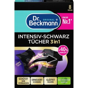 Dr. Beckmann chusteczki do czarnych tkanin 8 szt