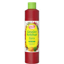 Ketchup Łagodny Curry Delikat Hela 800 ML 930 g Niemiecki