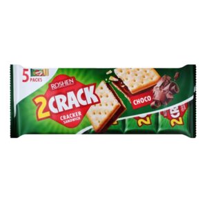 Roshen 2 CRACK krakersy przekładane nadzieniem kakaowo-orzechowym 190g
