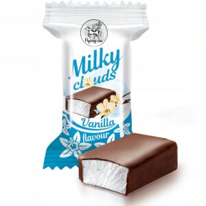 PiankiMILKY CLOUDS  O SMAKU WANILIOWYM W POLEWIE KAKAOWEJ 1KG