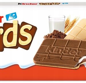 Kinder Cards 128 g – Wafle z Kremem Mleczno-Kakaowym