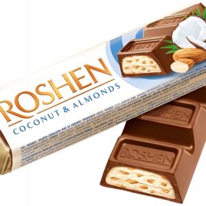 Pyszny batonik kokosowo migdałowy Roshen 38g
