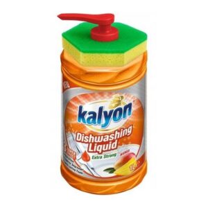 Kalyon Dishwashing Liquid Mango do Naczyń 1L+Gąbka