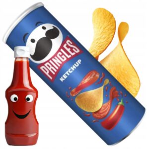 Pringles KETCHUP chipsy165g z Niemiec