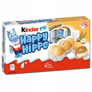 Kinder Happy Hippo Haselnuss - orzechowe 5 szt.