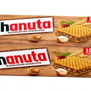 Hanuta Wafelki z kremem orzechowo-czekoladowym 220g