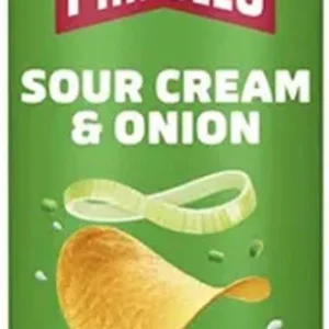 Pringles Sour Cream & Onion chipsy 165g z Niemiec