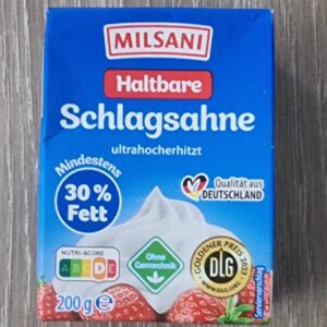 MILSANI Schlagsahne 30% – śmietanka UHT do ubijania 200 g