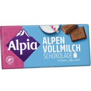 Alpia Tafeln Alpenvollmilch Chocolate (100g)