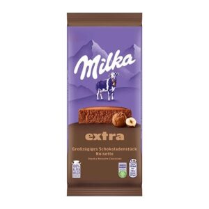 Czekolada Mleczna Milka Extra Noisette z Masą z Orzechów Laskowych 190g  Data  01.03.2026 - świeże, oryginalne, taniej.