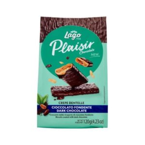 Lago Plaisir Dark Chocolate Ciastka 120g