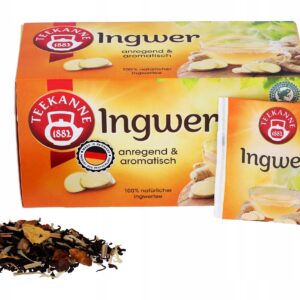 Herbata Ziołowa TEEKANNE Imbir 100% DE