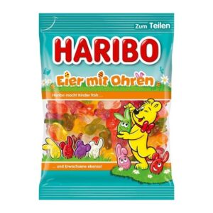 Haribo Funny Eggs Żelki Owocowe Jajka Króliki Mix Święta Wielkanoc 200g