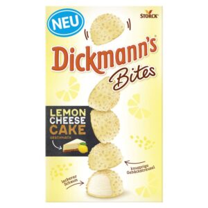 Dickmann’s Bites Lemon Cheesecake – Pianki w Czekoladzie o Smaku Cytrynowego Sernika