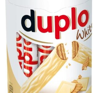Duplo White – Batoniki Waflowe z Kremem Orzechowym w Białej Czekoladzie 10 szt