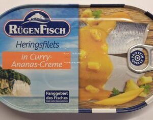 Rügen Fisch Filety Śledziowe w Sosie Curry z Ananasem – 200 g
