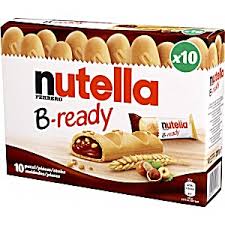 Nutella B-ready x10 – Wafelki z Kremem Nutella (Zestaw Sparpack) 220g