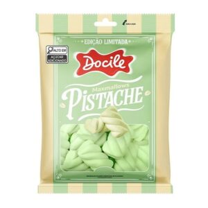 Docile Marshmallow Pistachio – pianki o smaku pistacji  150g  (edycja limitowana)    Z