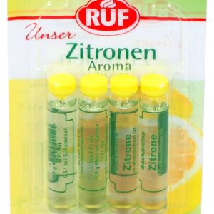 RUF Zitronen Aroma – Naturalny aromat cytrynowy 8 ml (4 x 2 ml)