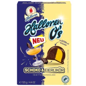 Halloren O’s Schoko & Eierlikör 125 g – praliny czekoladowe z likierem jajecznym