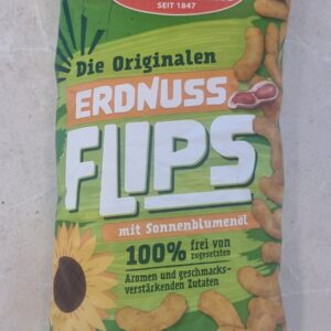 Wurzener Flips Orzechowe 180g – Chrupki Kukurydziane z Orzeszkami Ziemnymi