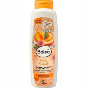 Balea Płyn do kąpieli Fruity Splash zapach moreli i brzoskwini 750 ml z DE