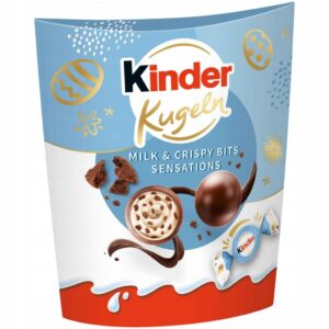 Kinder Kugeln Milk & Crispy Bits 90 g – kulki czekoladowe (10 szt.)