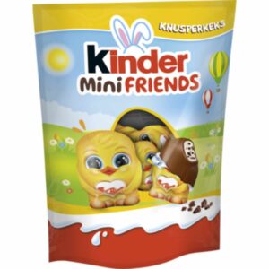 Kinder Mini Friends 122 g – czekoladowe figurki z kremem (18 szt.)