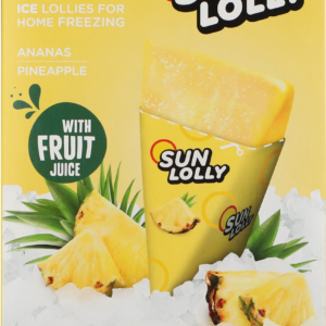 Sun Lolly Pineapple – Lody do zamrażania ananasowe 8 szt. (480 ml)