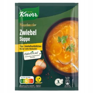 Knorr Zupa Cebulowa 750ml – Zwiebelsuppe z chrupiącą cebulką