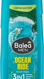 Balea Men Ocean Ride 3w1 Żel pod Prysznic 300 ml – Limitowana Edycja | Ciało, Twarz i Włosy