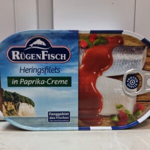 Rügen Fisch Filety Śledziowe w Kremie Paprykowym 200 g
