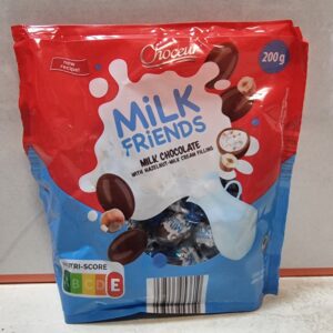 Choceur Milk Friends – Czekoladki mleczne z kremem mleczno-orzechowym 200 g