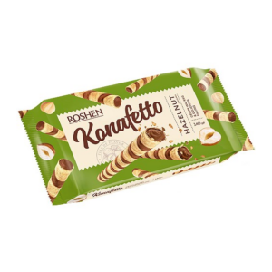 Roshen Konafetto Hazelnut Rurki 140g