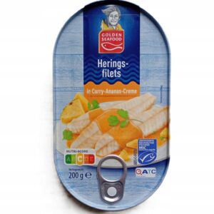 Golden filet śledziowy w kremie Curry-Ananas 200 g