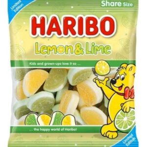 Żelki Lemon & Lime Żelko Pianki Cytrynowe Haribo 160 g z Niemiec