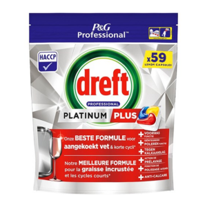 Dreft Professional Platinum Plus Lemon 59szt 915g