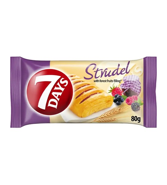 7DAYS Strudel Owoce Leśne 80 g 5,00 zł