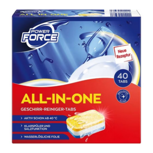 Power Force All-in-One – tabletki do zmywarki 40 szt.